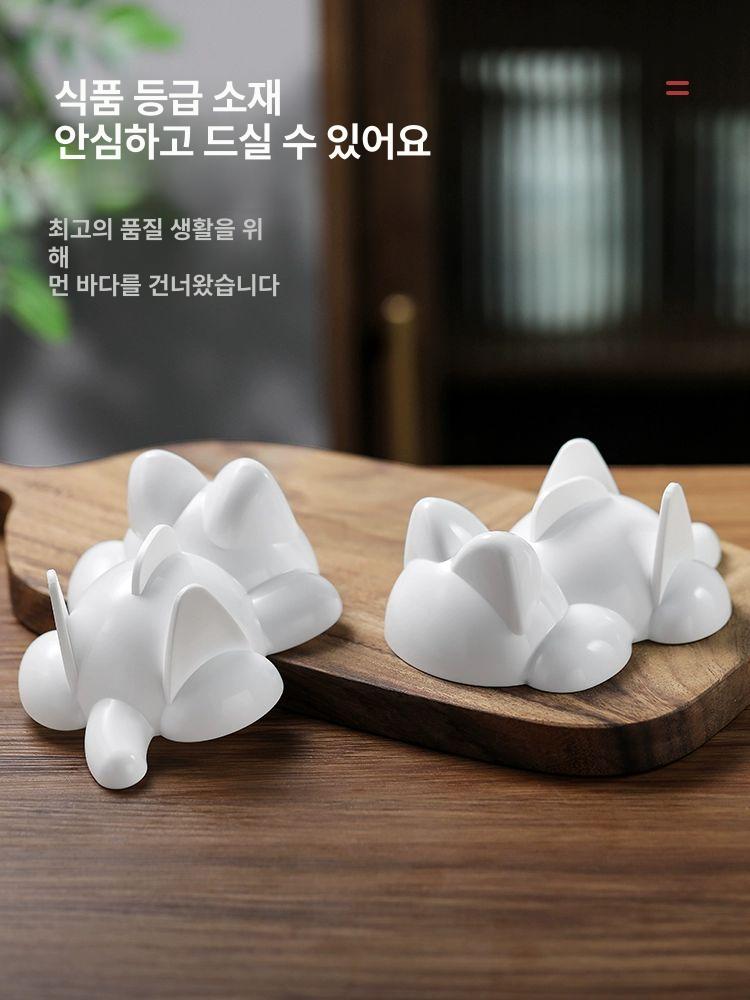 고양이 주먹밥 몰드 귀여운 동물 모양 밥틀 밥 만들기 고양이 밥볼 세트 일본 - 상세 이미지 5