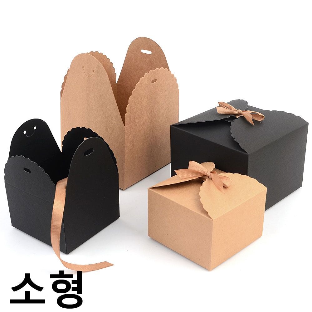 접이식 무지 선물상자 소형 20개 기프트박스 선물박스 블랙 - 상품 이미지