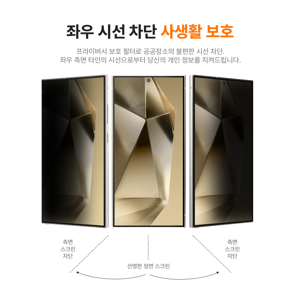 랩씨 리얼 AR 필름 사생활 보호 저반사 초고화질 액정보호필름 갤럭시S24 울트라, 2매입 - 상세 이미지 3