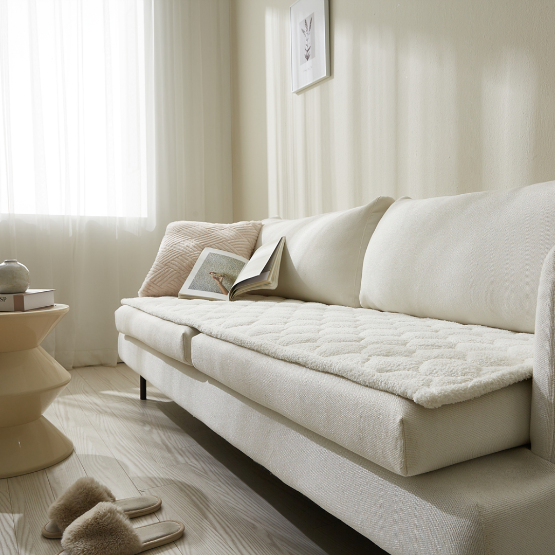 호이데코 라쎄 토퍼 쇼파패드 크림 아이보리, 60x120(2인용)