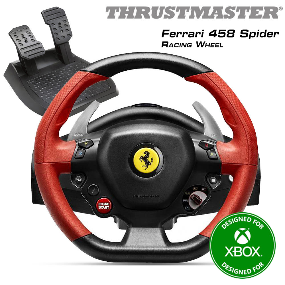 트러스트마스터 Ferrari458 Spider 레이싱휠 (XBOX ONE/시리즈 X S용)