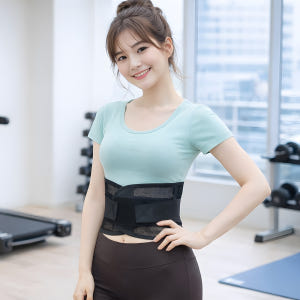 케어리즘 얇은 허리보호대 허리 복대 지지대 밴드 헬스 벨트 코르셋 운동러 솔직 후기 | 실사용 리뷰 - 상품 이미지 2