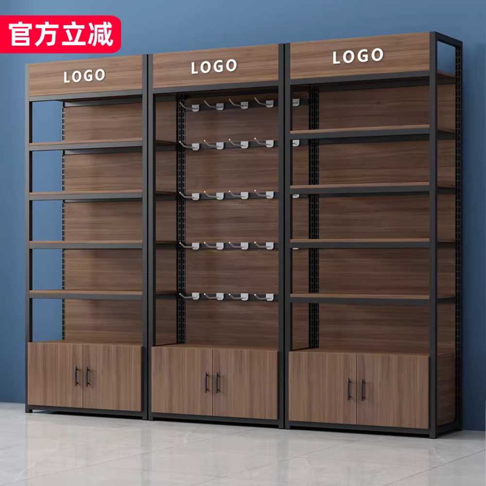 스탠드 진열대 선반 프레임 문구 도서 매장 악세사리 220x80cm 후크형 이미지 6