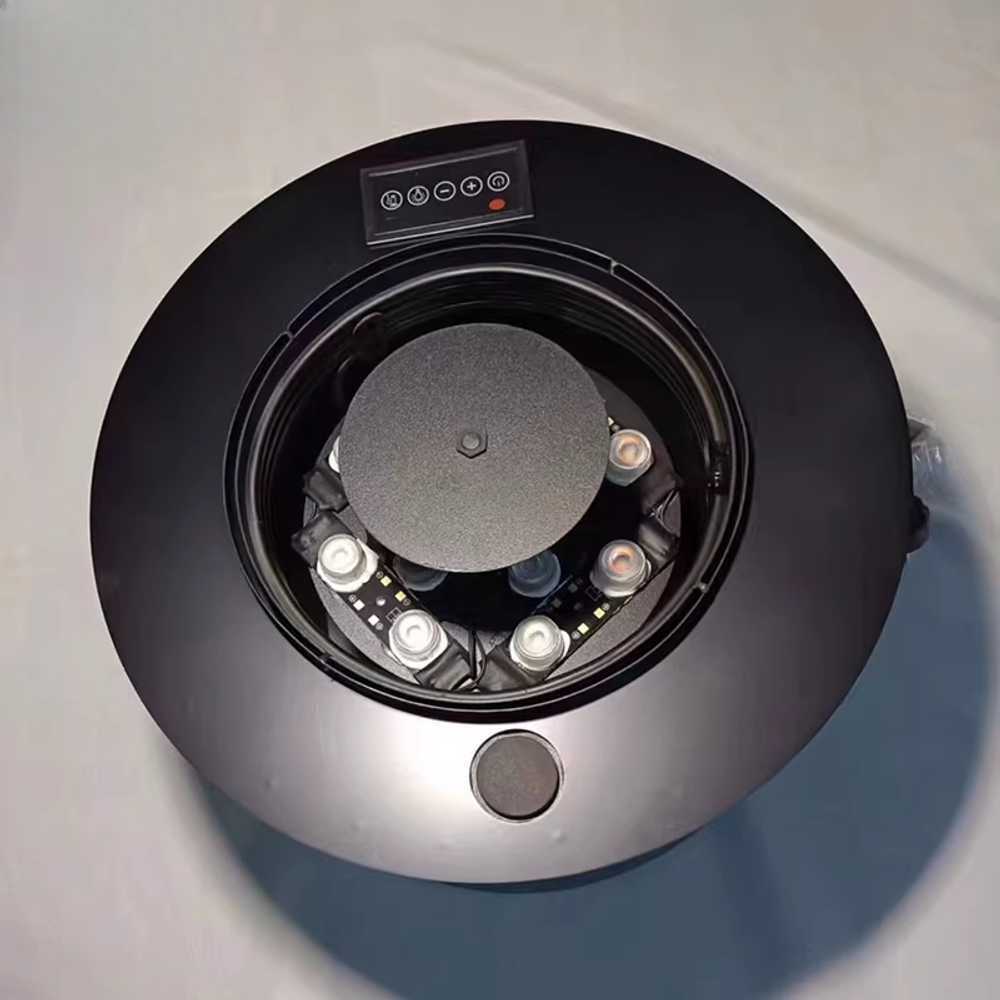 불멍 가습기 야외 캠핑 무드등 불꽃 연출기 화로대 원형 260mm - 상세 이미지 4