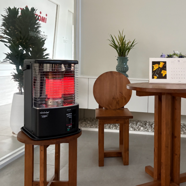 토요토미 반사식 난로 RS-H29 블랙 상부망 유리 보호대 가방 풀 세트