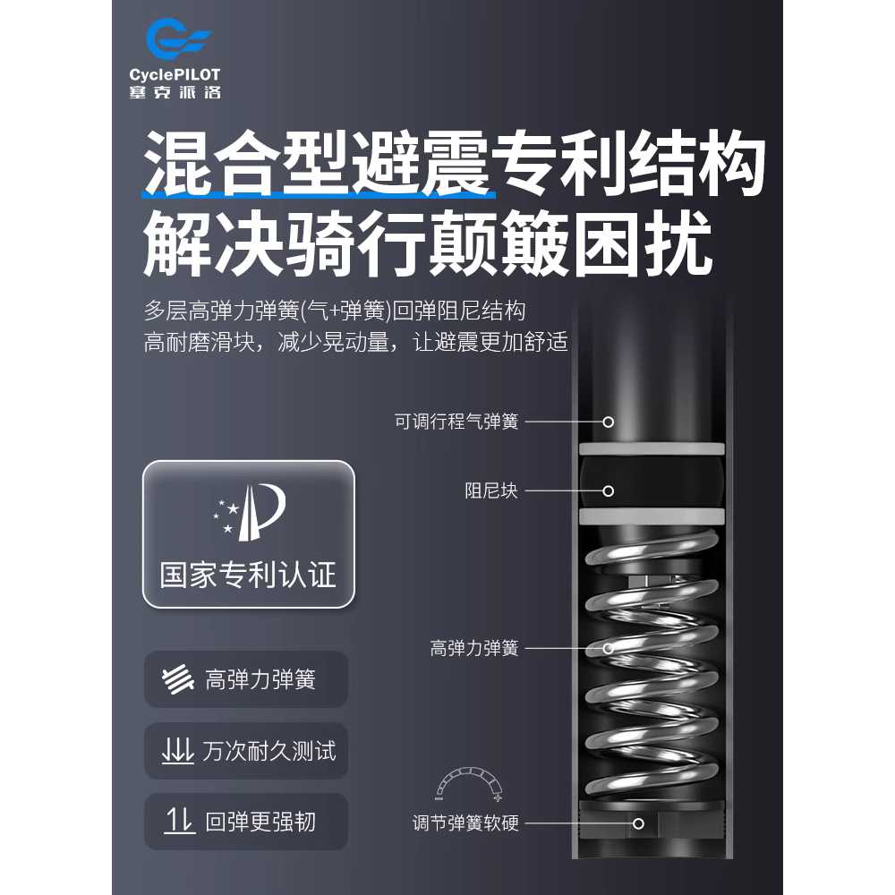 시트포스트 레버 라인 가변 봉 루팅 안장 자전거 조정 27.2 - 상세 이미지 2