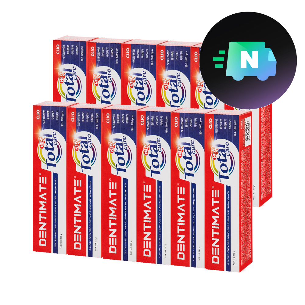 크리오 덴티메이트 올인원 뉴 토탈케어 치약 150g 6개 2세트