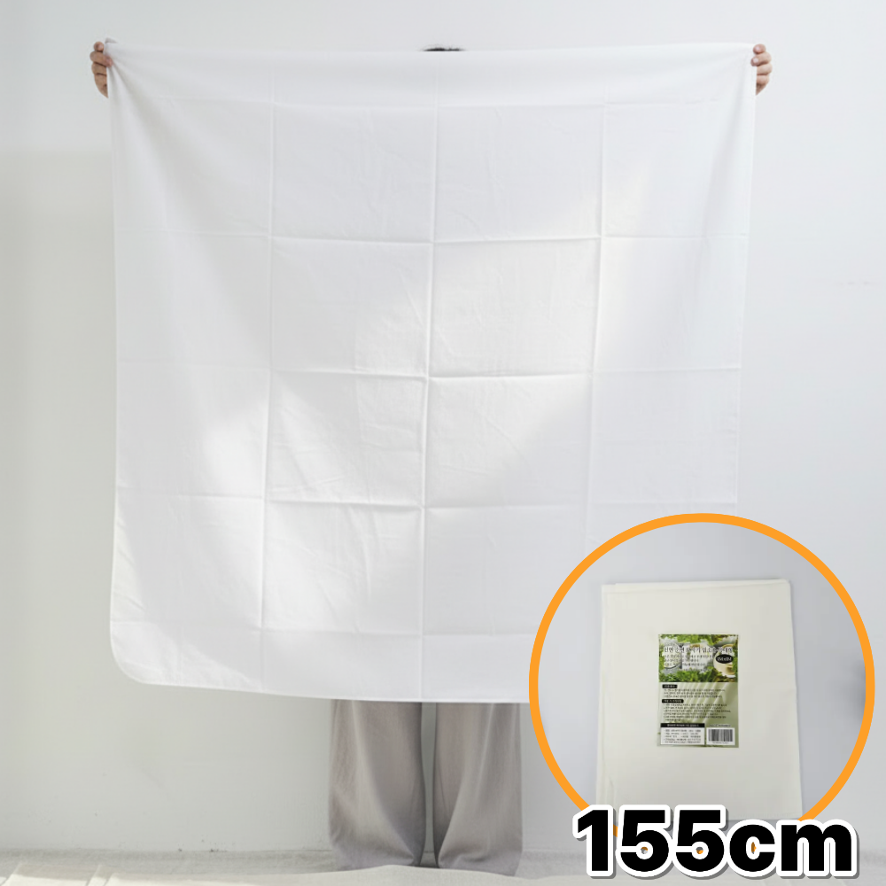 살림몰 국산 순면 보자기 대형 업소용 면보 155cm x 155cm 두부 육수 거름망 - 상품 이미지