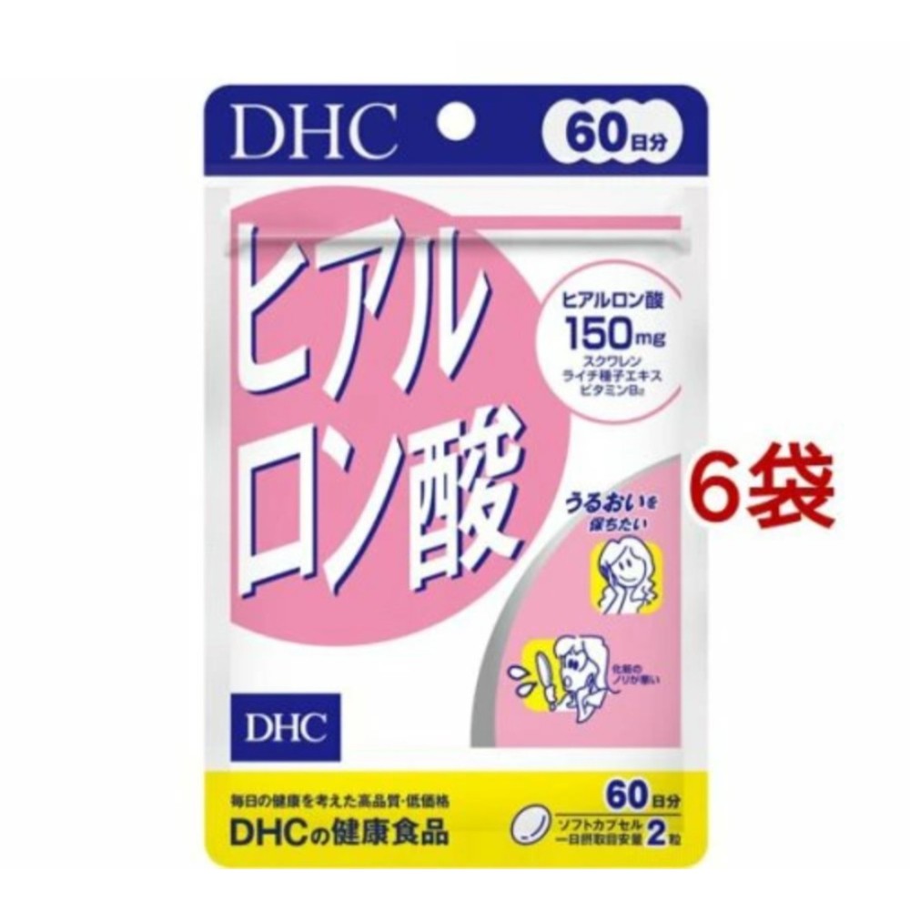 DHC 히알루론산 60일분 6봉 세트 일본 건강식품 영양제 - 상품 이미지