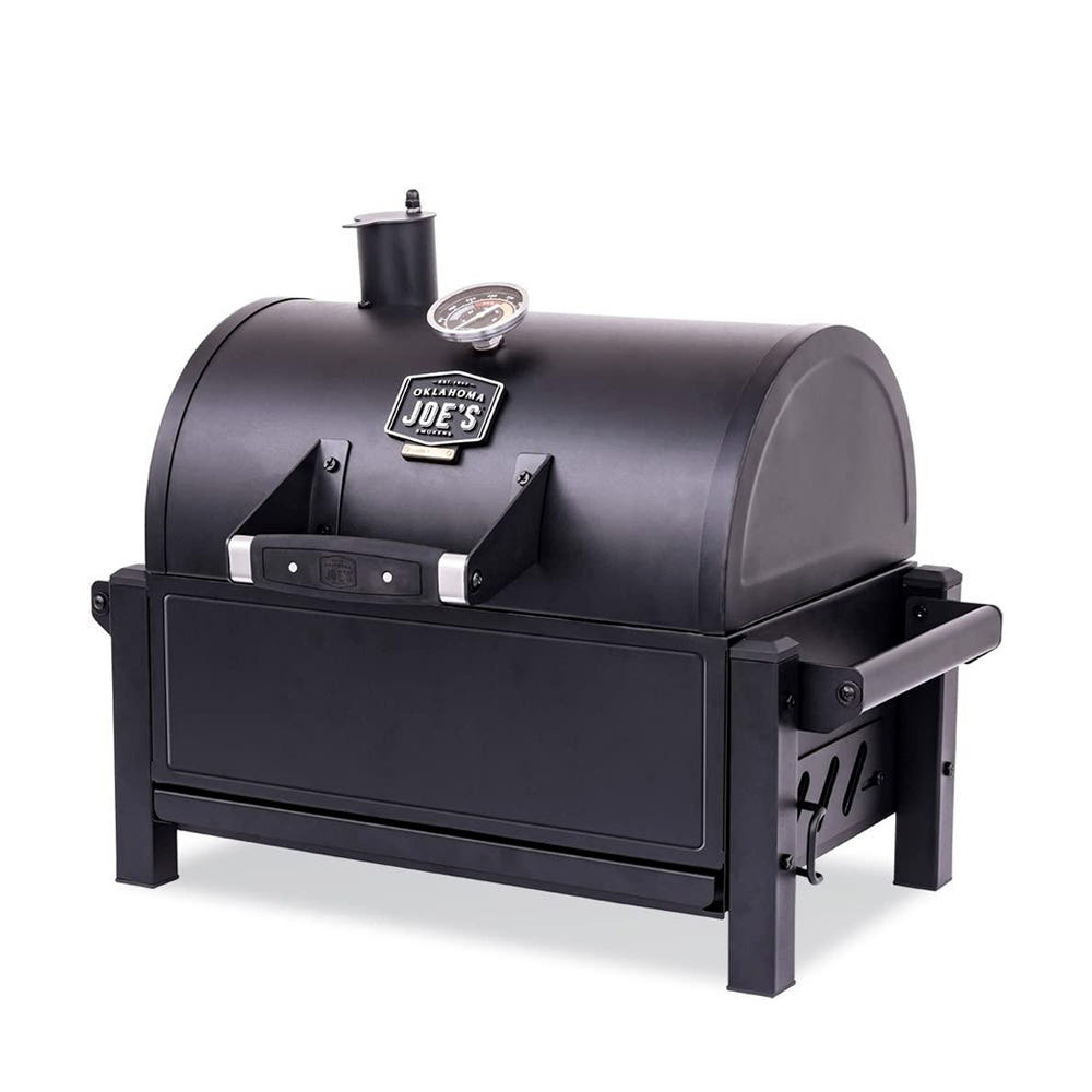 오클라호마조 램블러 훈제 바베큐그릴 캠핑 숯불 휴대형