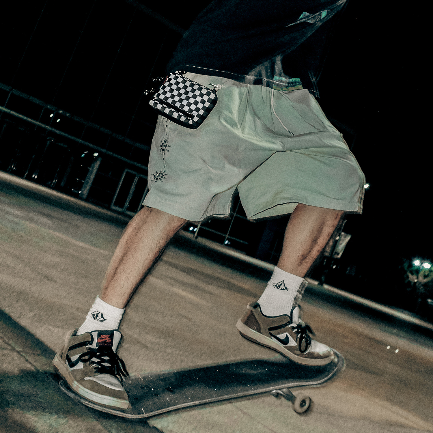 에가든 트래블러 월렛 패스포트 체커보드 RFID 차단 여행용 지갑 여행 여권 케이스