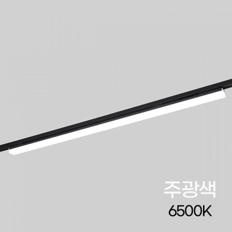 TS라인 LED 레일등 900MM 24W 블랙 주광 KC 플리커프리 - 메인 이미지