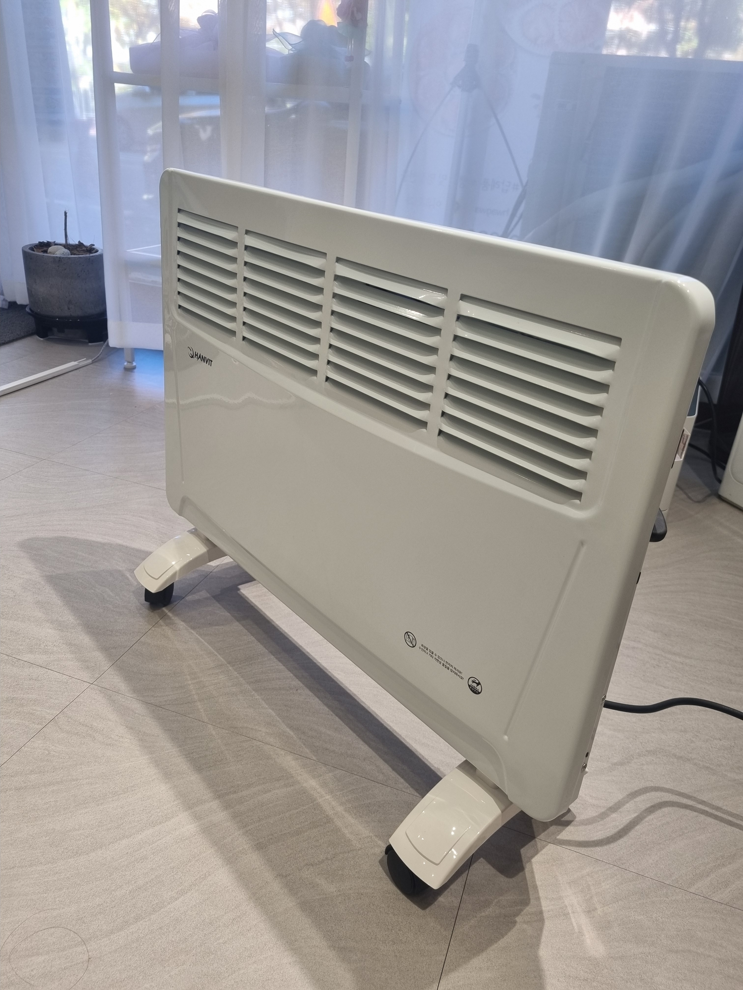 5평 가정용 사무용 온풍기 욕실 무풍 전기 컨벡션히터 원룸 자취방 화장실 1인용 난방기 이미지 7