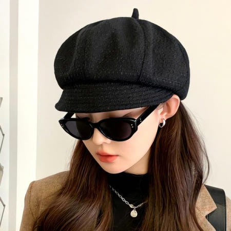 자사 협력업체 여성 뉴스보이캡 국밥모자 모자 모양 액세서리 스타 일링 패션 아이템 유행 디자인 크래프트