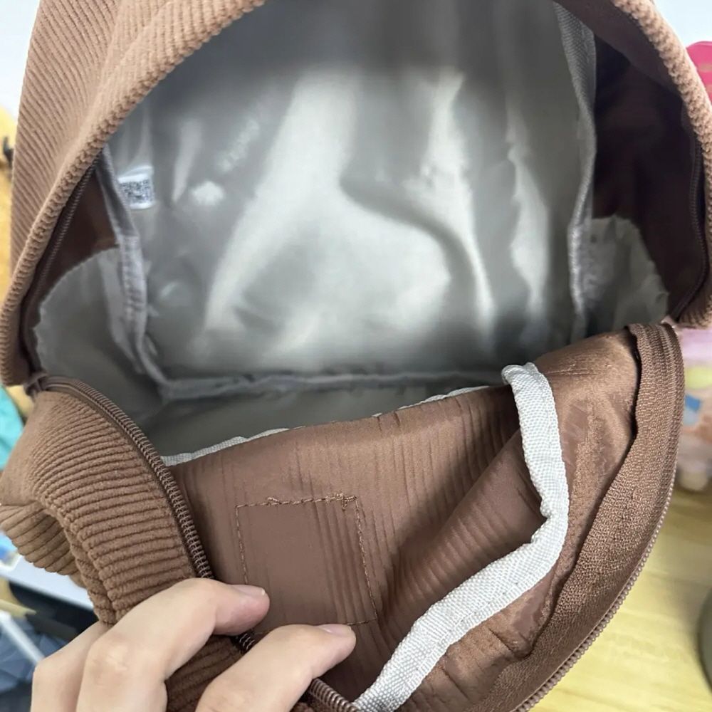 아디다스 코듀로이 미니 백팩 브라운 KT0855 이미지 6