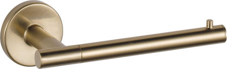 델타 트린식(1팩) 화장지 홀더 샴페인 브론즈 티슈 롤 욕실 정리 및 보관용 싱글 포스트 벽 액세서리 75950-CZ Polished Chrome