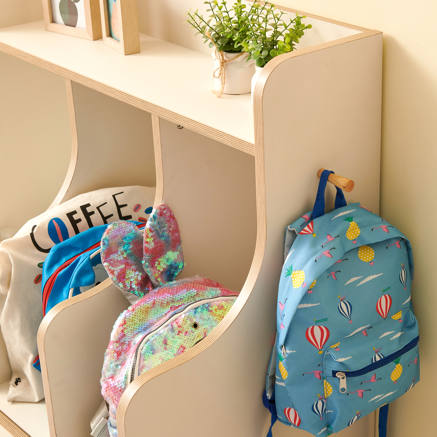 초등 화장대 가방걸이 초등학생 화장대 원목 손잡이 600