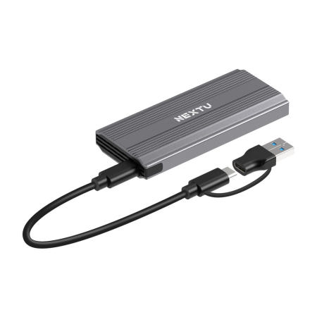 10Gbps Gen2 Type-C M.2 외장케이스 NVMe NGFF지원 알루미늄바디 2in1 C A타입 케이블 기본제공 M2362-COMBO