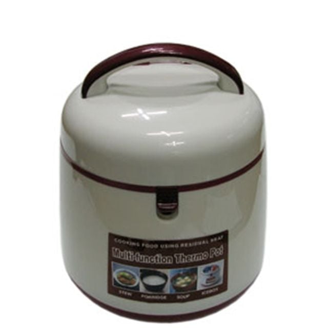 써모 보온 찬합 스텐 2.5L 레드 도시락 밥통 소풍 - 상품 이미지