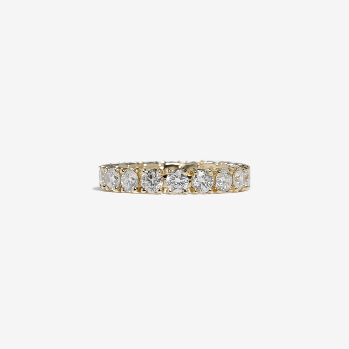 [파플] 1부 3mm 클래식 이터니티 랩다이아 반지 14K 18K - 상세 이미지 4