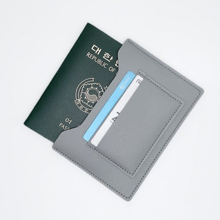 가죽 여권케이스 카드지갑 FD-0468 - 메인 이미지