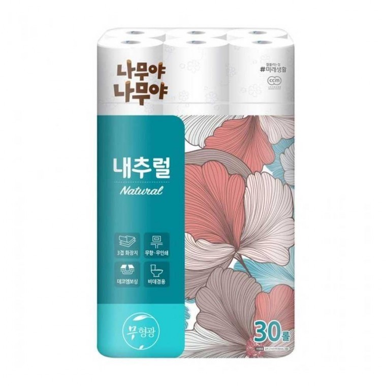 잘풀리는집 나무야 3겹 롤 화장지 30롤 두루마리 휴지 - 메인 이미지
