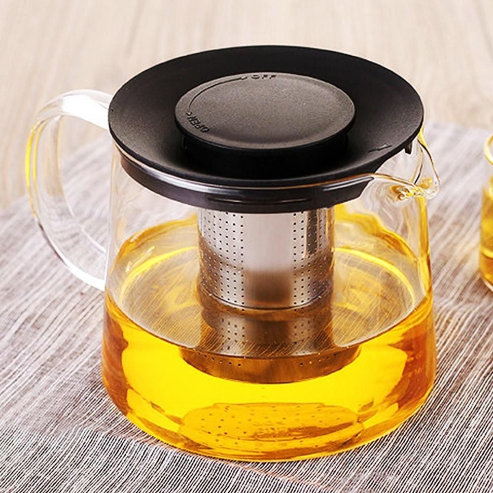 내열유리 차포트 1.5L 차팟 분리세척 여과기 페퍼민트 - 메인 이미지