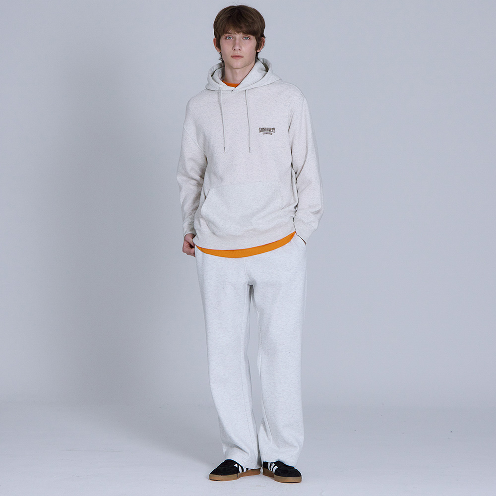 베이직하우스 공용 플리스프렌치테리 후드 티셔츠