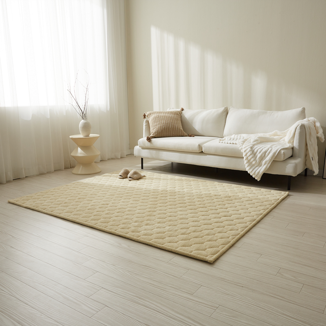 호이데코 라쎄 토퍼 러그 오트밀 베이지, 200x300cm