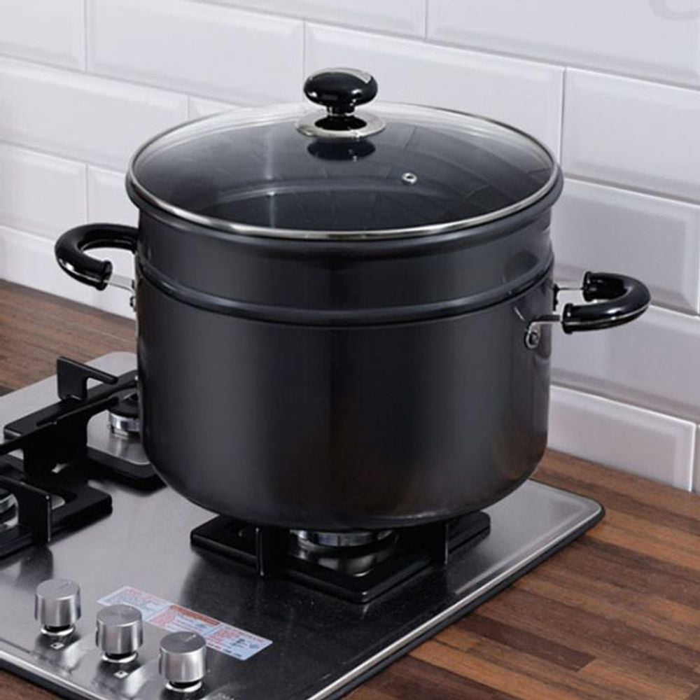 코아트라인 찜기 찜솥 찜통 만두 찜 냄비 3p 28cm - 메인 이미지