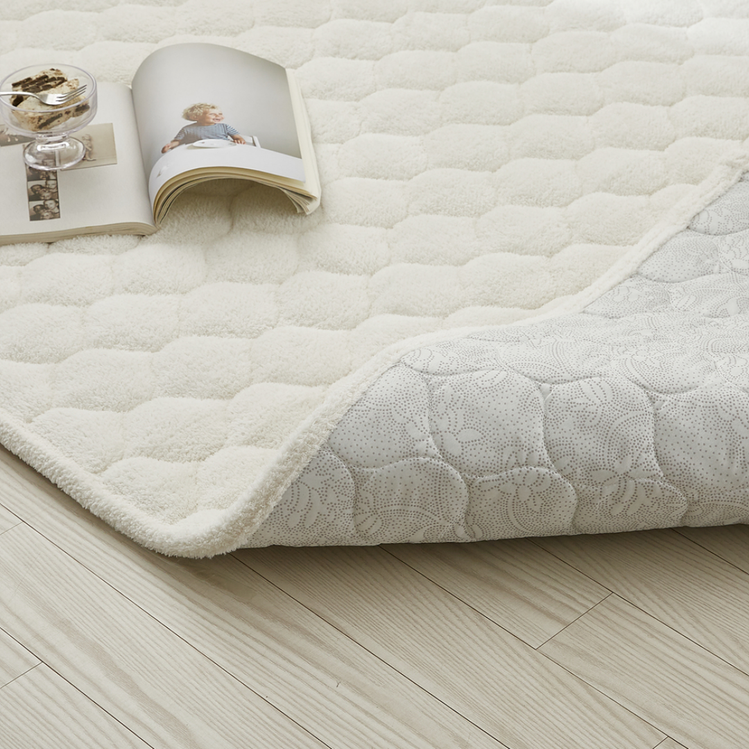 호이데코 라쎄 토퍼 러그 크림 아이보리, 200x300cm