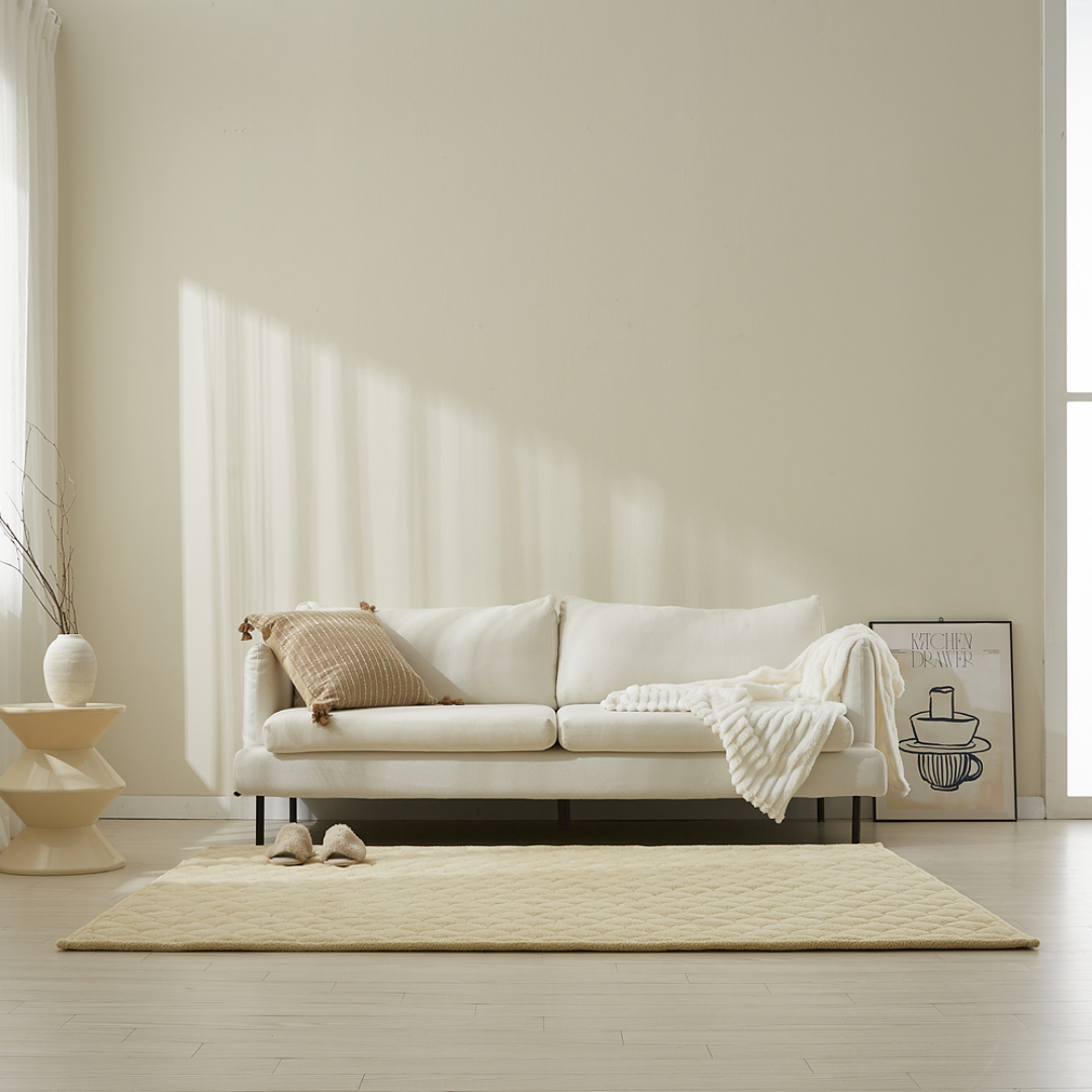 호이데코 라쎄 토퍼 러그 오트밀 베이지, 200x300cm