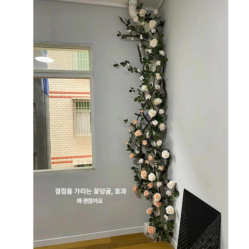 천장 벽면 파이프 커버 덮개 하수도 배관 덩굴 디자인 A - 상세 이미지 3
