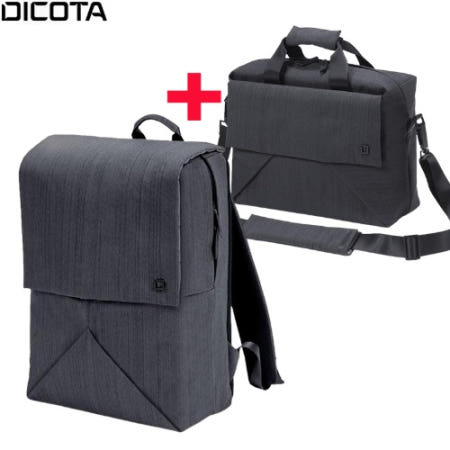 디코타 1+1 이벤트 13인치 노트북가방 D30595+D30597 남자 직장인 캐주얼 정장 백팩