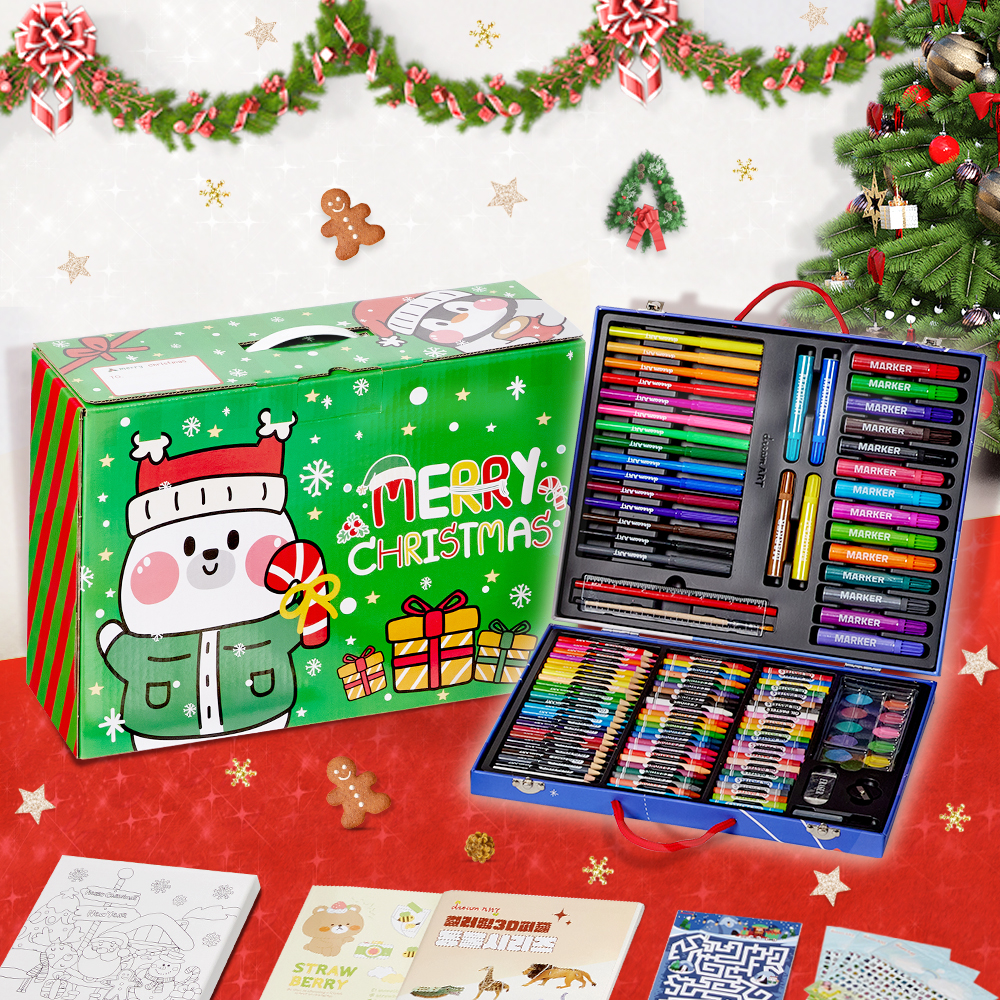 드림아트 어린이 조카 크리스마스 선물 유아 유치원 초등학생 아트산타선물세트 제품 이미지