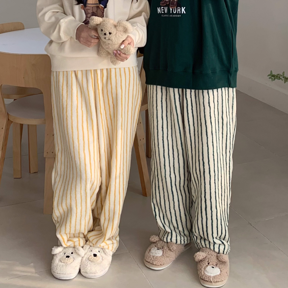 수면바지 극세사수면바지 커플파자마 빅사이즈 겨울 크리스마스 홈웨어 잠옷 소나엘 - 상세 이미지 5