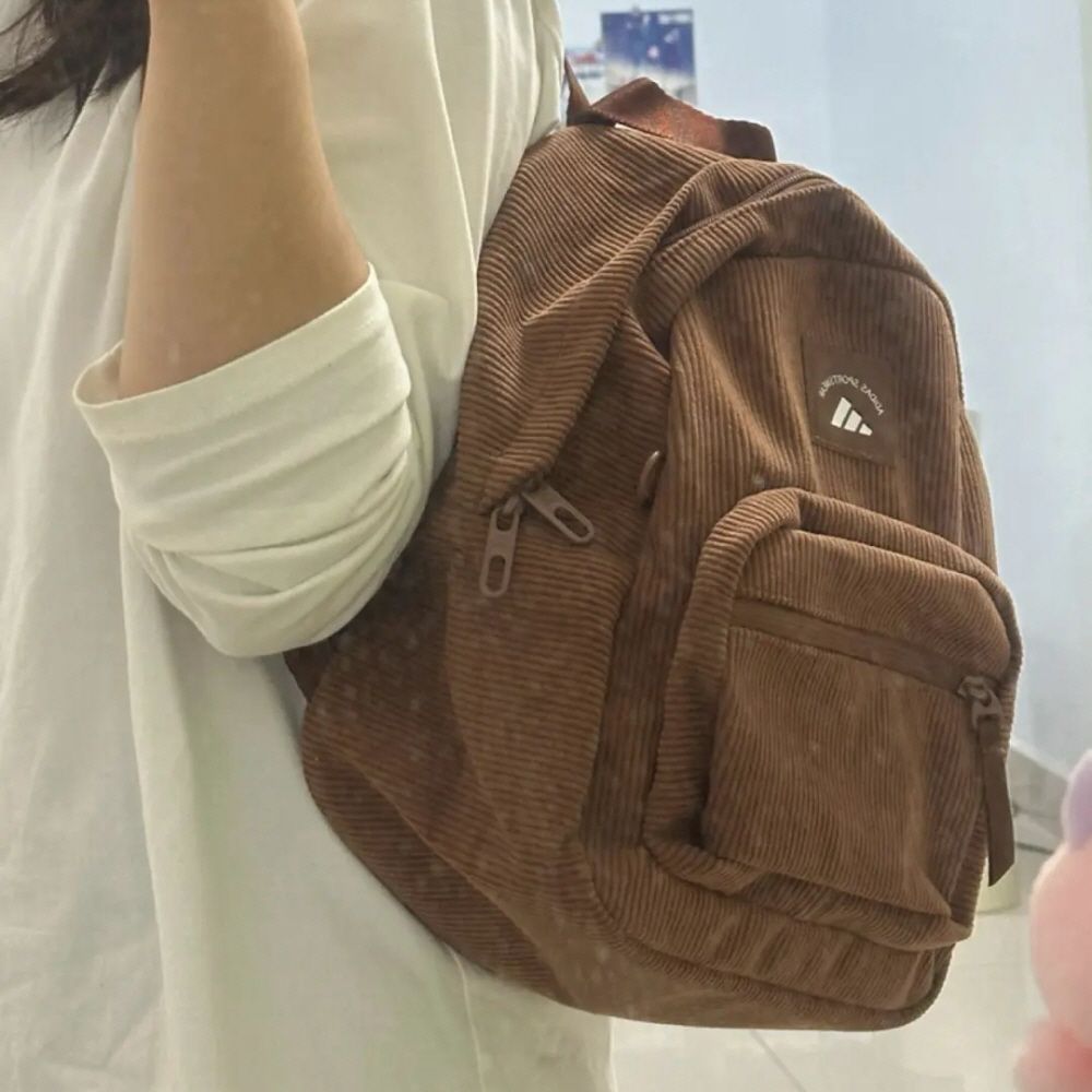 아디다스 코듀로이 미니 백팩 브라운 KT0855 - 상세 이미지 2