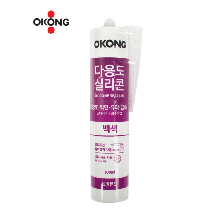 오공 다용도 실리콘 백색 보수용품 틈새 충진제 - 상품 이미지