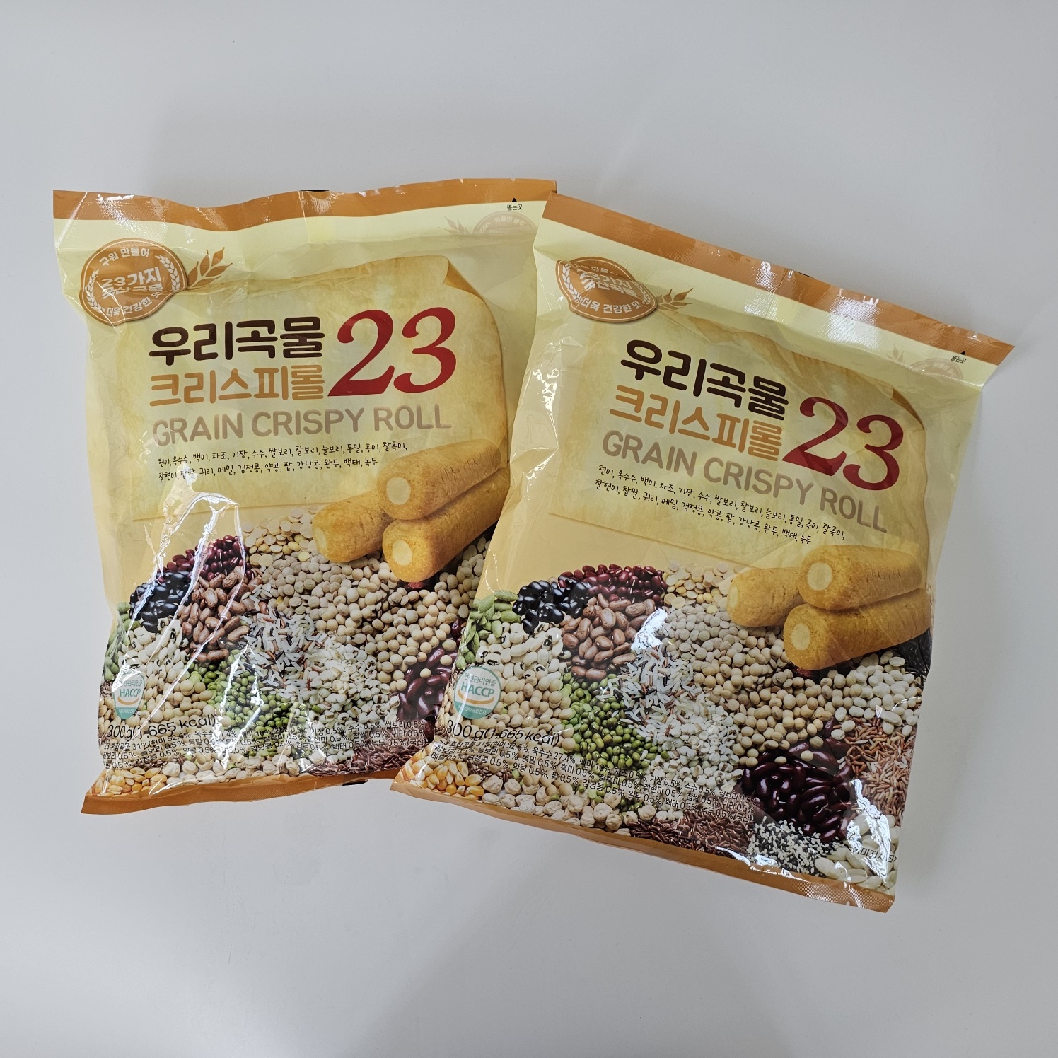 우리곡물 크리스피롤 23 곡물 과자 300g + 300g - 메인 이미지