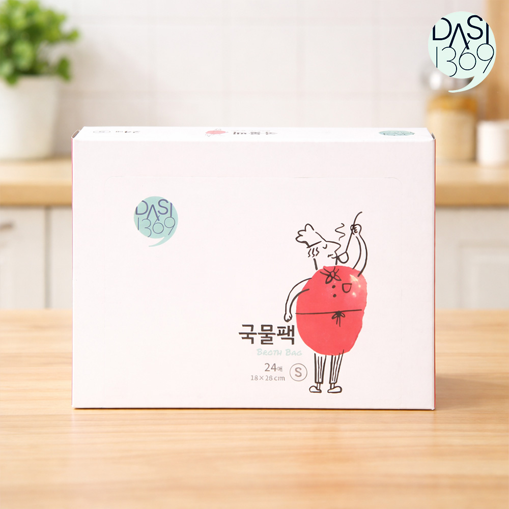 국물팩 소형 24매입X3팩 육수망 육수용 국물백 국물용백 거름망 공티백 차거름망 - 상품 이미지