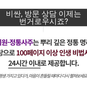 인터넷 사주 루미원 신년운세 사주 팔자 풀이 토종비결 궁합 취업운 결혼운... 솔직 후기 | 실사용자 리뷰 분석 - 상품 이미지 2