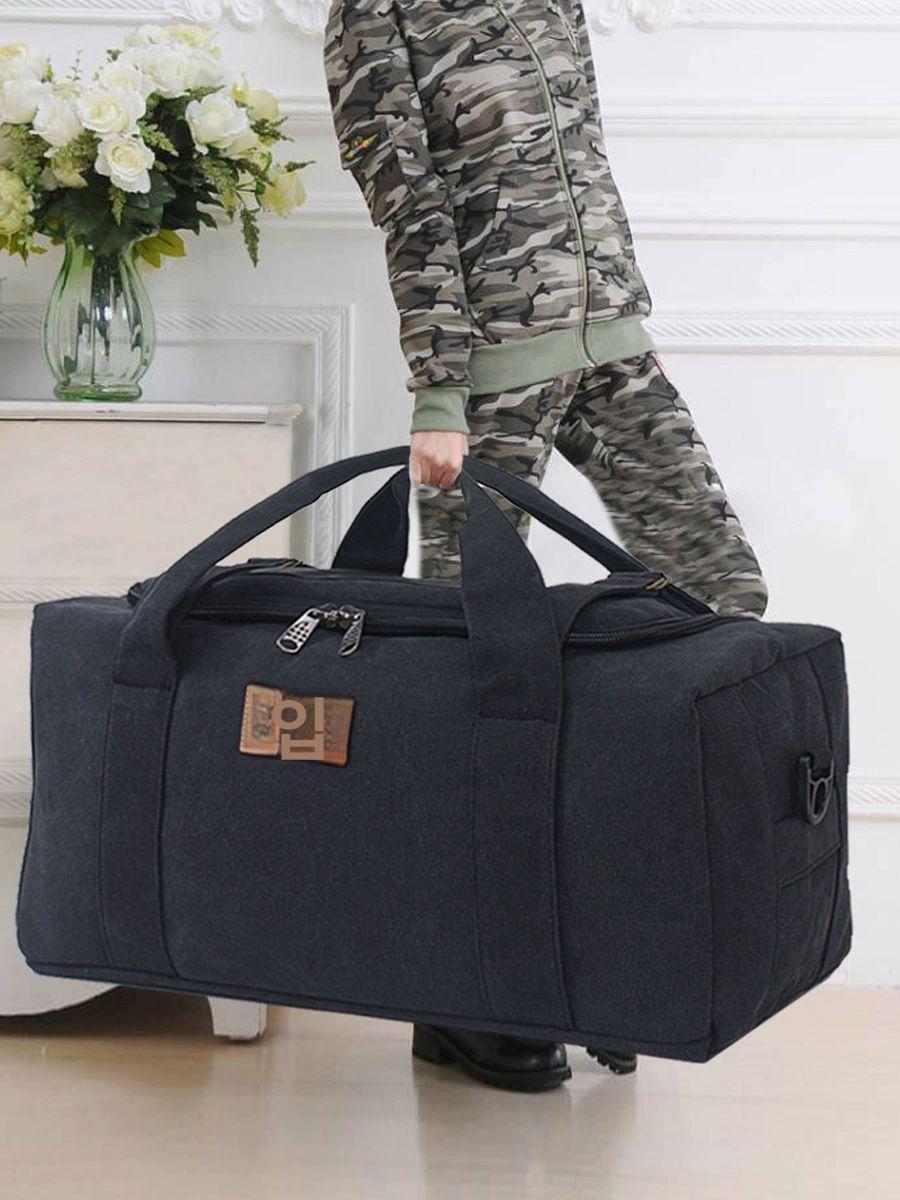 대형 소프트 캐리어 중형 출장 가방 천캐리어 수하물 이민용 블랙 엑스트라 66x33x34 80l 대형 - 상세 이미지 2