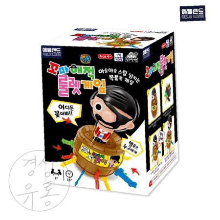 [지아오협력사]KSU 해적 룰렛 보드게임 소형 클래식보드게임