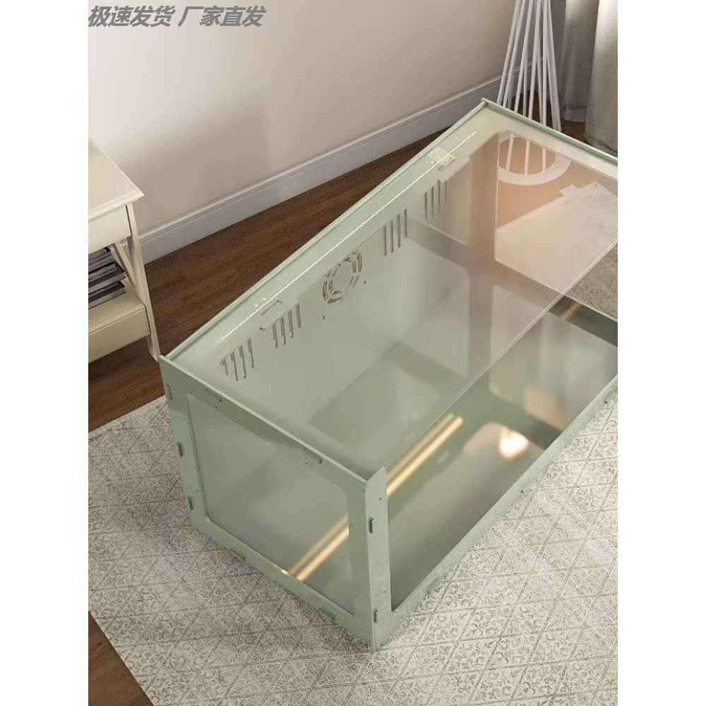 햄스터 대형 케이지 사육장 집 아크릴 소동물 투명 60x40x40cm 이미지 6