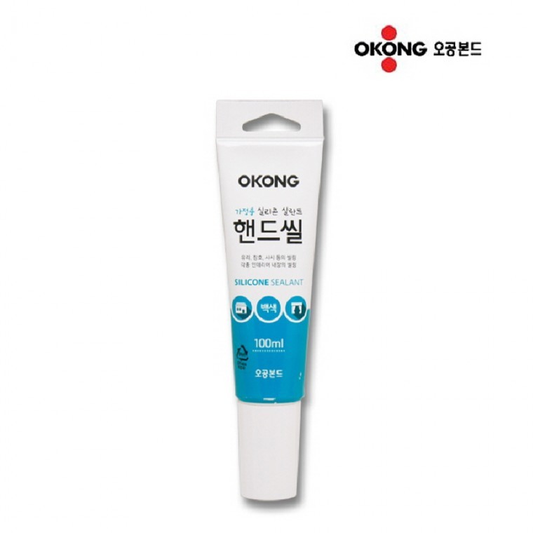 오공 핸드씰 백색 백색실리콘 욕실실리콘 인테리어 - 상품 이미지