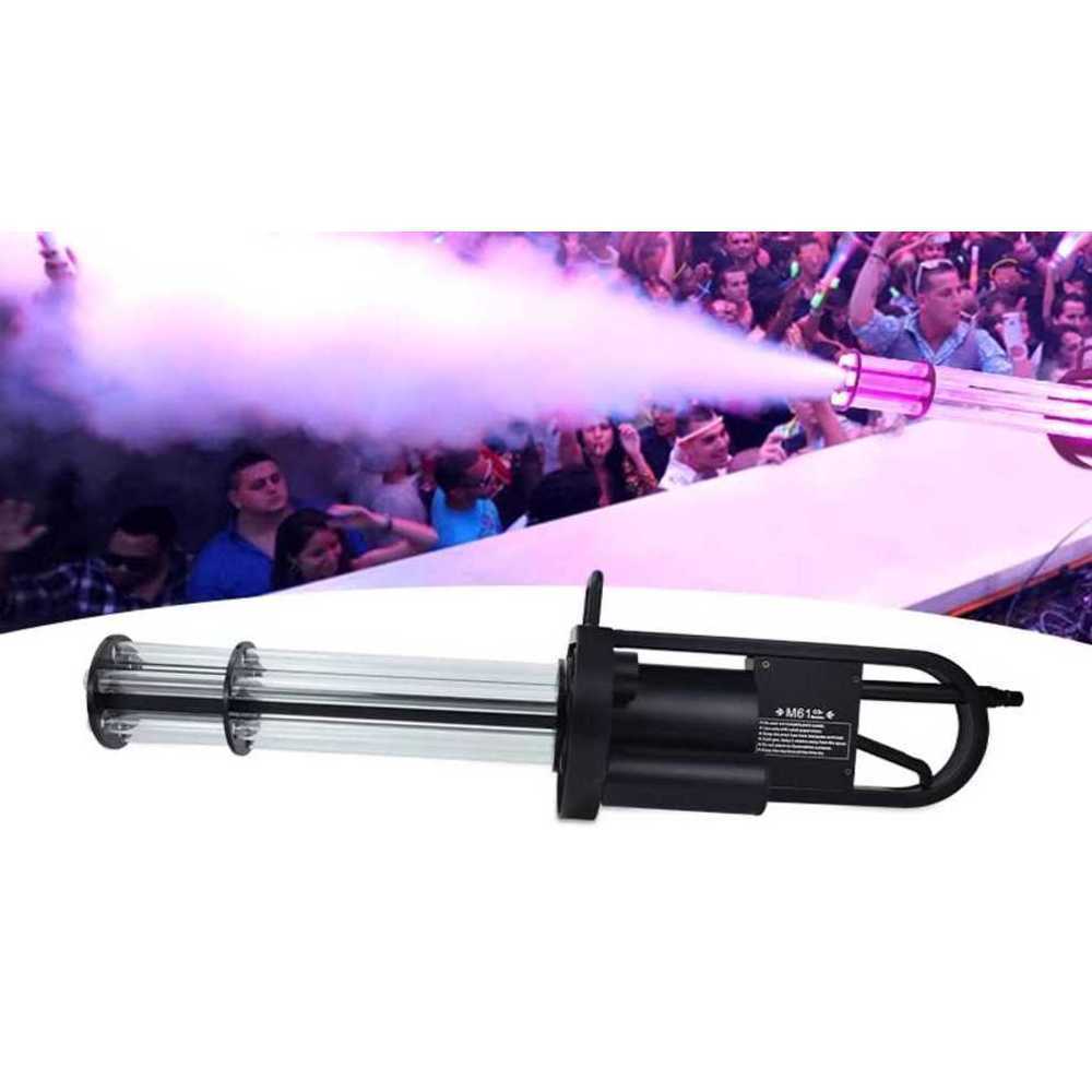 드라이아이스건 에어건 행사 무대 클럽 파티 조명 LED CO2 가틀링건 + 2m 호스 - 상품 이미지