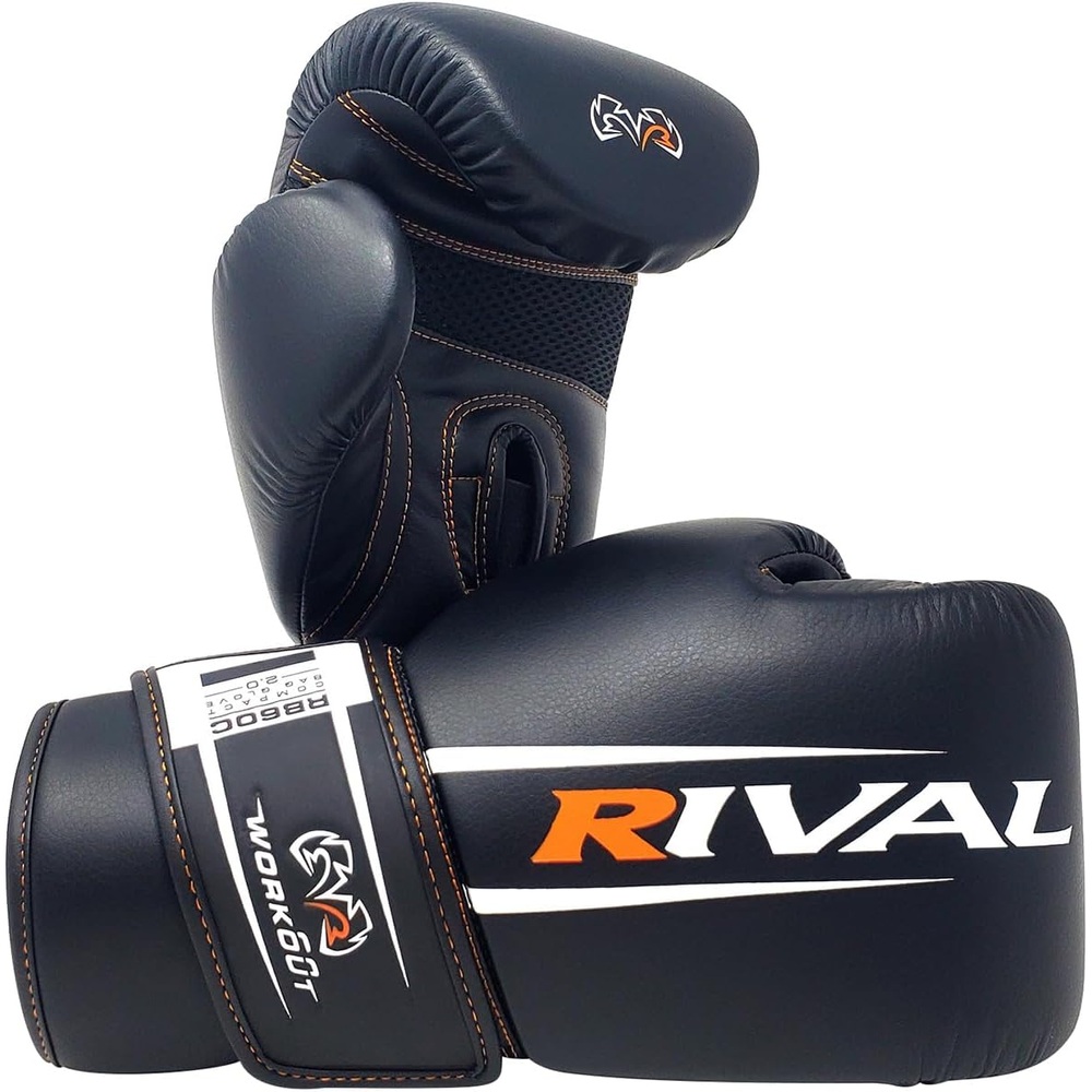 라이벌 복싱 RB60C 2.0 워크아웃 컴팩트 백 글러브 헤비백 미트용 권투 장갑 블랙 - 상품 이미지