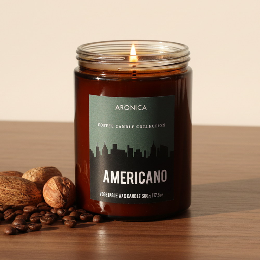 향초캔들 냄새제거 커피캔들 500g 라지자 대용량 커피향초 탈취