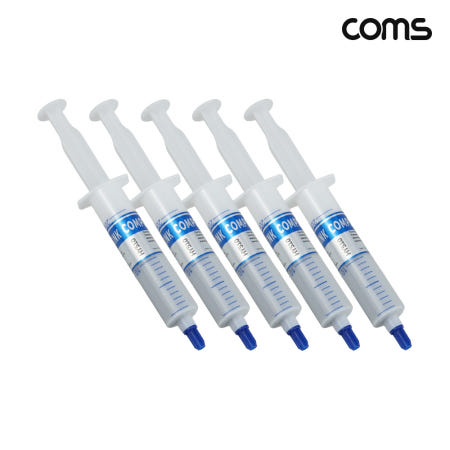 Coms DP087 쿨러 구리스 HC-151 Gray 30g 써멀 주사기형 CPU 컴파운드 5개입