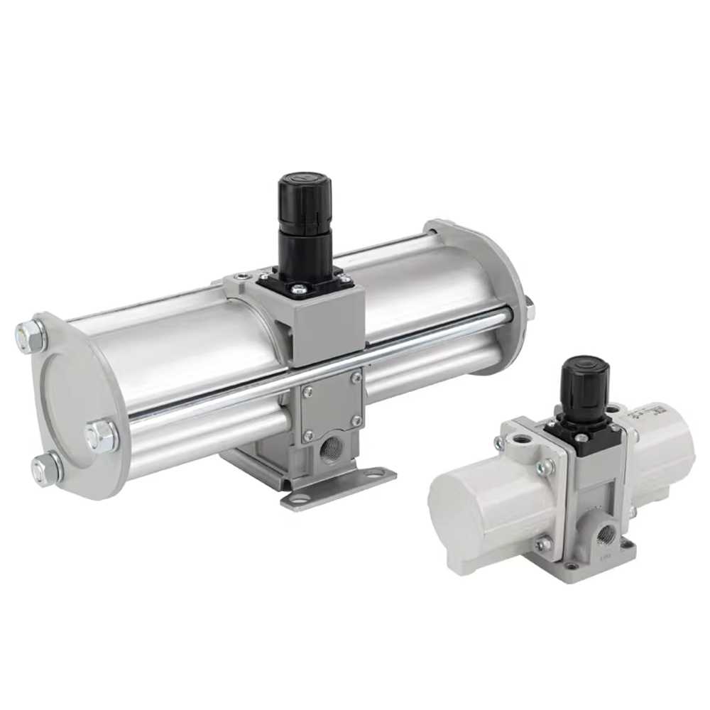공압 부스터 실린더 압력 증폭 고출력 산업 자동화 VBA20A-03GN+10L 저장 탱크 - 상품 이미지